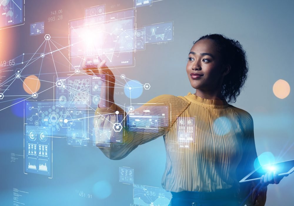 Digital,Transformation,Concept.,System,Engineering.,Binary,Code.,Programming.